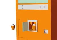 Hasegawa 1/12  NOSTALGIC VENDING MACHINE (Popcorn) - Scale Kits - photo 3