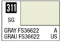 GSI Creos Mr. Color 311 - Gray FS36622 (Semi-Gloss/Aircraft) - Paints