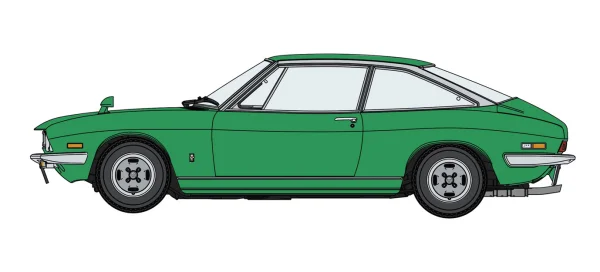 1/24  ISUZU 117 COUPÉ MIDDLE VERSION (XE) "OLD EMBLEM" (1973)