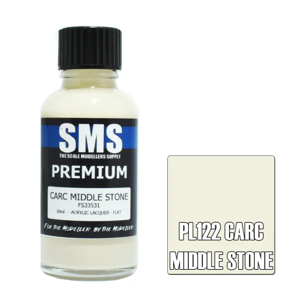 The Scale Modellers Supply (SMS) Premium CARC MIDDLE STONE FS33531 30ml - Paints