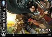 Prime 1 Studio Ultimate Premium Masterline  TV animation Attack On Titan  Levi versus Beast Titan Bonus Version - Attack on Titan - photo 25