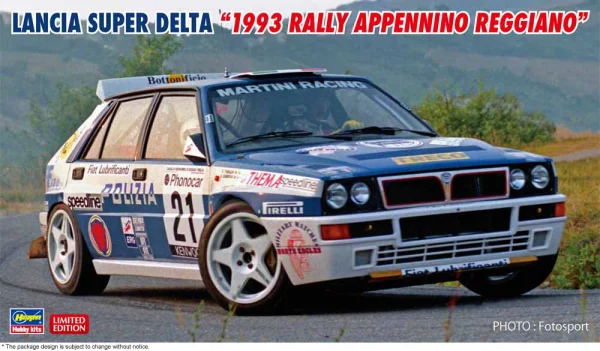 1/24  LANCIA SUPER DELTA "1993 RALLY APPENNINO REGGIANO"