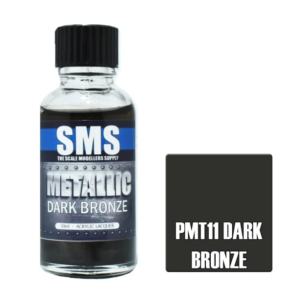 The Scale Modellers Supply (SMS) Metallic DARK BRONZE 30ml - Paints