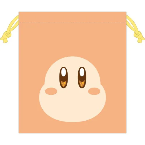 KIRBY Pupupu face drawstring bag /(2) Waddle Dee