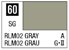 GSI Creos Mr. Color 60 - RLM02 Gray (Semi-Gloss/Aircraft) - Paints