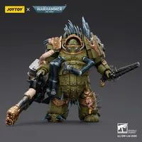 JOYTOY Death Guard Blightlord Terminator 1 with Reaper Autocannon and Bubotic Blades - Warhammer 40K - photo 5