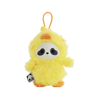 52TOYS Panda Roll The Zoo In Hands Series Plush Keychain - Panda Roll - photo 2