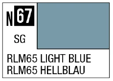 GSI Creos Acrysion N67 - RLM65 Light Blue (Semi-Gloss/Aircraft) - Paints