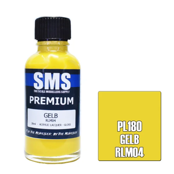 The Scale Modellers Supply (SMS) Premium GELB RLM04 30ml - Paints