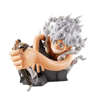 BANDAI Monkey D. Luffy Gear 5 vs Borsalino (Burst of Energy) One Piece, Revible Moment Ichibansho Figure - ONE PIECE - photo 4