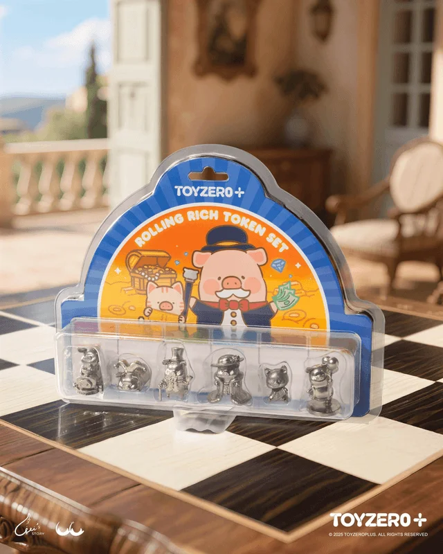 TOYZEROPLUS LuLu The Piggy - Rolling Rich Token Set - LuLu The Piggy