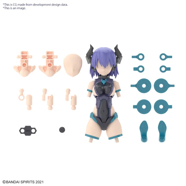 30MS OPTION PARTS SET 7 (EVIL COSTUME) [COLOR A]
