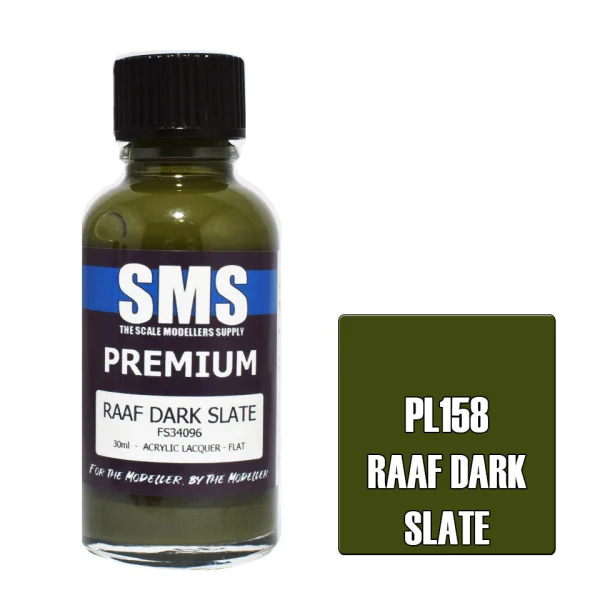 The Scale Modellers Supply (SMS) Premium RAAF DARK SLATE FS34096 30ml - Paints