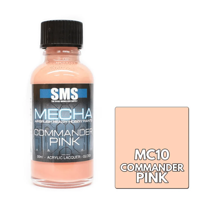 The Scale Modellers Supply (SMS) Mecha Colour COMMANDER PINK 30ml - Paints