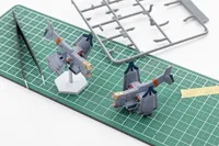 Syuto Seiko SYUTO Tiny Scale 1/350 "Evangelion: New Theatrical Edition" UNAF Close Air Support VTOL Aircraft YAGR-3B - Rebuild of Evangelion - photo 5