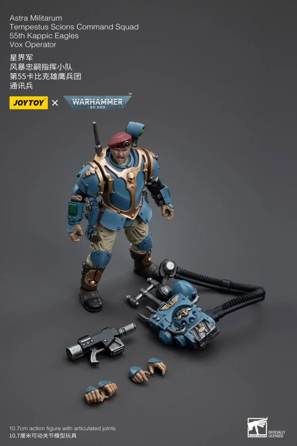 Astra Militarum Tempestus Scions Command Squad 55th Kappic Eagles Vox Operator