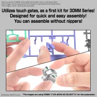 BANDAI HOBBY 30MM 1/144 eEXM-40 IGLIGHT 02 - 30 Minutes Missions (30MM) - photo 3