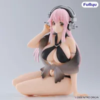 FuRyu SUPER SONICO Noodle Stopper Figure -Swimsuit Black Color ver.- - Super Sonico - photo 6