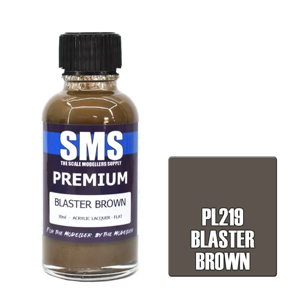 The Scale Modellers Supply (SMS) Premium BLASTER BROWN (BROWN BESS) 30ml - Paints