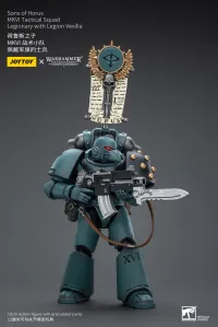 JOYTOY Sons of Horus MKVI Tactical Squad Legionary with Legion Vexilla - Warhammer 40K - photo 7