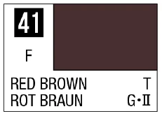GSI Creos Mr Color Spray - S41 Red Brown (3/4Flat/Tank) - Paints