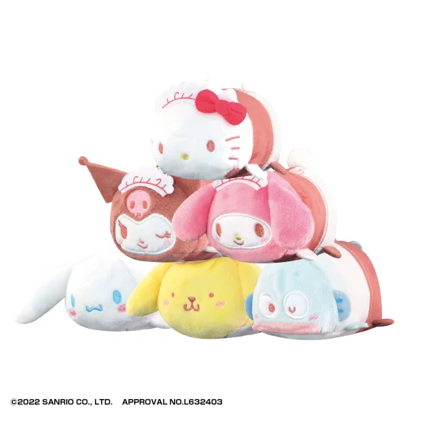 SANRIO CHARACTERS POTE KORO MASCOT3 (6pc per box)