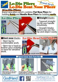 GodHand GodHand - Le-Dio Bent Nose Pliers - Tools - photo 2