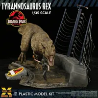 X-PLUS 1/35 Scale Plastic Model Kit Jurassic Park Tyrannosaurus rex - Jurassic Park - photo 7