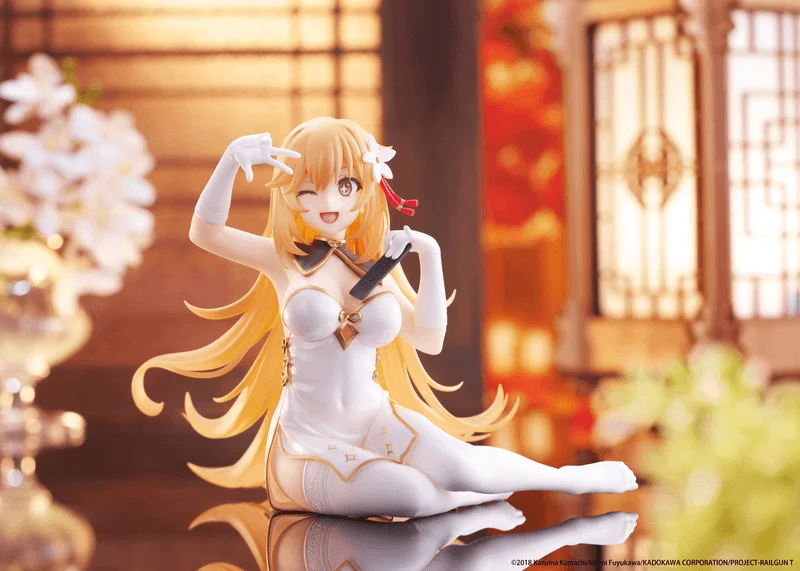 TAITO A Certain Scientific Railgun Desktop Cute Figure - Misaki Shokuho (Chinese Dress Ver.) - A Certain Scientific Railgun