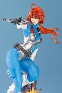 KOTOBUKIYA G.I. JOE SCARLETT SKY-BLUE COLOR BISHOUJO STATUE - G.I. Joe - photo 8