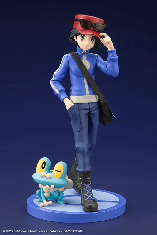 Pokémon Calem with Froakie ARTFX J STATUE