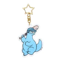GoodSmile Moment Gal & Dino Glow-in-the-Dark Acrylic Keychain Baseball - Gal & Dino - photo 1