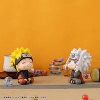 MegaHouse Lookup NARUTO Shippuden Naruto Uzumaki Smile ver. & Jiraiya set【with gift】 - Naruto - photo 4