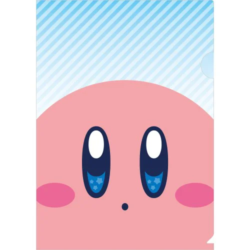 KIRBY clear file Pupupu face /(1) Kirby