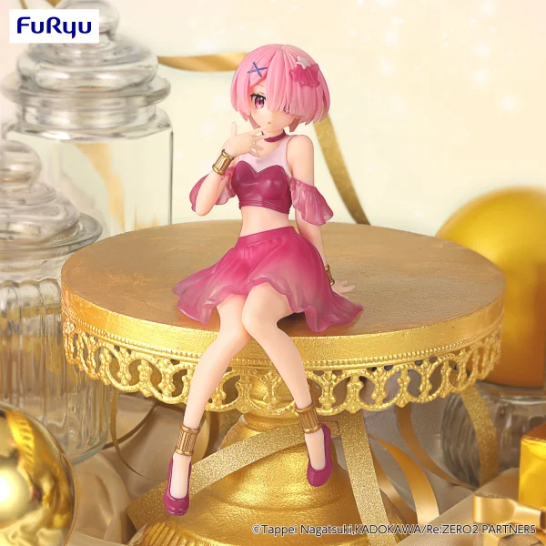 Re:ZERO -Starting Life in Another World-　Noodle Stopper Figure -Ram Twinkle Party Another Color ver.-