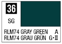 GSI Creos Mr. Color 36 - RLM74 Gray Green (Semi-Gloss/Aircraft) - Paints - photo 1