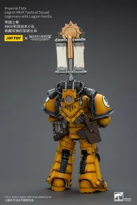 JOYTOY Imperial Fists   Legion MkIII Tactical Squad Legionary with Legion Vexilla - Warhammer 40K - photo 7