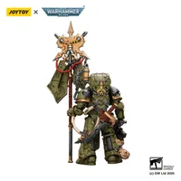 JOYTOY Death Guard Plague Marine Icon bearer with Boltgun and Plague knife - Warhammer 40K - photo 15