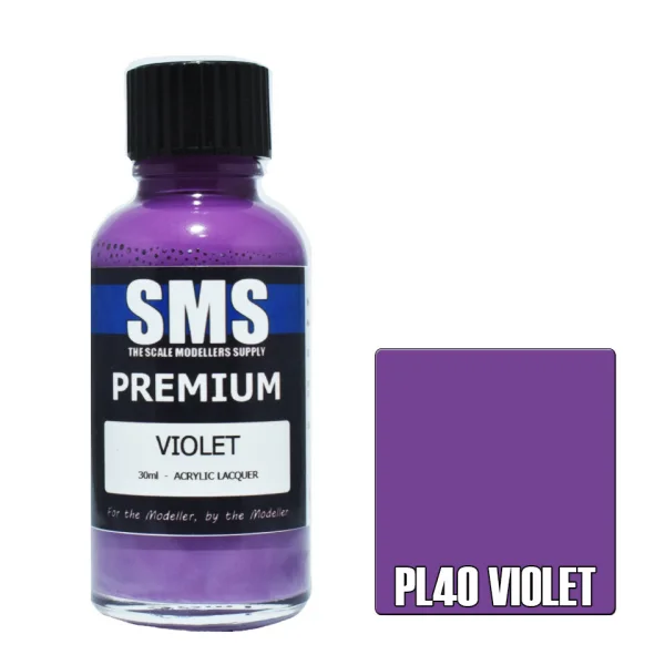 The Scale Modellers Supply (SMS) Premium VIOLET 30ml - Paints