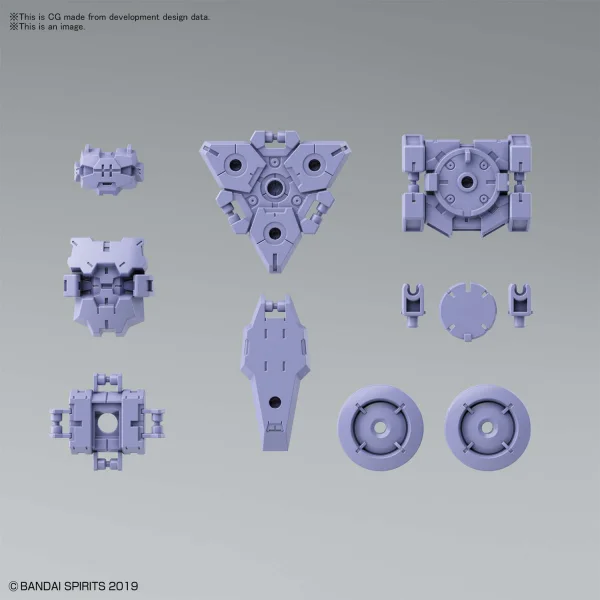 30MM 1/144 OPTION ARMOR FOR SPY DRONE [RABIOT EXCLUSIVE / PURPLE]