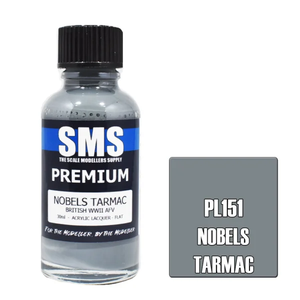 The Scale Modellers Supply (SMS) Premium NOBELS TARMAC 30ml - Paints