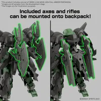 BANDAI HOBBY 30MM 1/144 bEXM-15FA FULL ARMOR PORTANOVA - 30 Minutes Missions (30MM) - photo 4