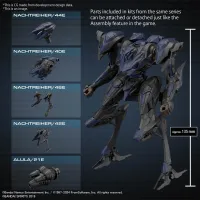 BANDAI HOBBY 30MM ARMORED CORE Ⅵ FIRES OF RUBICON SCHNEIDER NACHTREIHER/40E STEEL HAZE - ARMORED CORE - photo 4