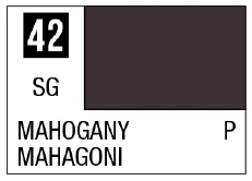 GSI Creos Mr Color Spray - S42 Mahogany (Semi-Gloss/Primary) - Paints