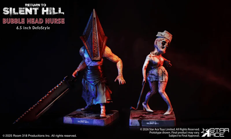 Return to Silent Hill – Pyramid Head & Bubble Head Nurse DefoStyle Figure (Twin Pack)