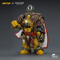 JOYTOY Imperial Fists Lord Castellan Evander Garrius, The Tyrant of Cthonia with the Subjugator and Incineratus - Warhammer 40K - photo 4