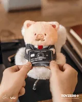 TOYZEROPLUS LuLu the Piggy Office Series - My Workplace Partners Monitor Plush Keychain Blindbox - LuLu The Piggy - photo 11