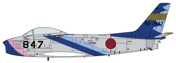 1/48  F-86F-40 SABRE "BLUE IMPULSE FIRST SCHEME WINGMAN"
