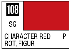 GSI Creos Mr. Color 108 - Character Red (Semi-Gloss/Primary) - Paints