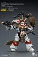 JOYTOY White Scars Legion Praetor in Cataphractii Terminator Armour with Cyber Hawk, Chogorian sword and combi-melta - Warhammer 40K - photo 23